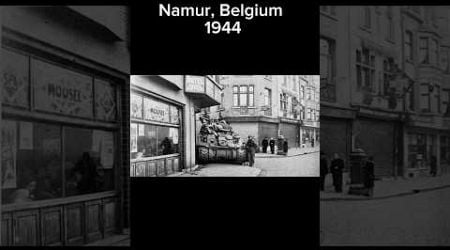 Then and Now pictures from #ww2 #history #belgium #military #veteran #thenandnow #trending #shorts