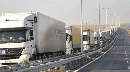 The introduction of a new transit information system caused a long queue at Kapitan Andreevo checkpoint