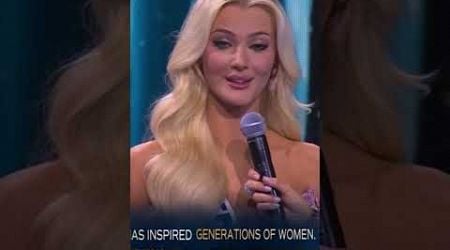 WOW! Miss Denmark Winning Answer Top 5 Q&amp;A Miss Universe 2024