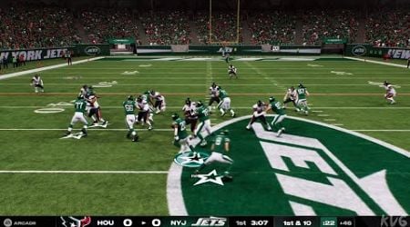 Madden NFL 25 - Houston Texans vs New York Jets - Gameplay (PS5 UHD) [4K60FPS]