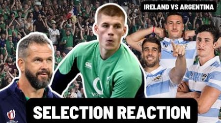 IRELAND vs ARGENTINA n| SELECTION REACTION