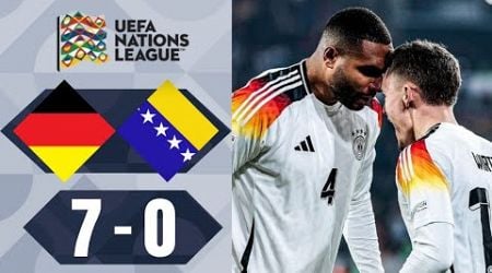 Tim Kleindienst Goal | Germany vs Bosnia Herzegovina 7-0 Highlights | UEFA Nations League 2024