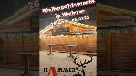 Die Hammer-Alm auf dem Weihnachtsmarkt in Weimar