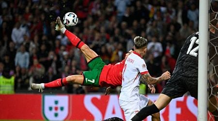 Cristiano Ronaldo's bicycle kick seals Nations League quarter-final berth for Portugal, watch