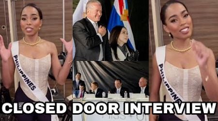 WOW! Chelsea Manalo GINALINGAN sa CLOSED DOOR INTERVIEW Miss Universe 2024