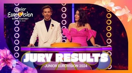 Jury Vote results | Junior Eurovision 2024 | #JESC2024