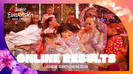 Online Vote Results Reveal the Junior Eurovision 2024 winner | #JESC2024