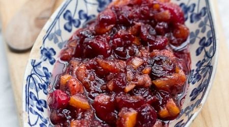 Cranberry Sauce with Candied Oranges