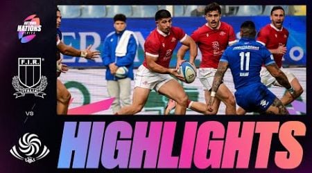 HIGHLIGHTS | ITALY V GEORGIA | AUTUMN NATIONS SERIES 2024