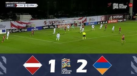 Latvia vs. Armenia [1-2] | UEFA Nations League 2024/25 | Match Highlights!