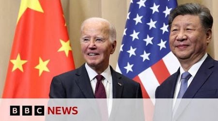 Joe Biden holds last meeting with China&#39;s President Xi as US president | BBC News