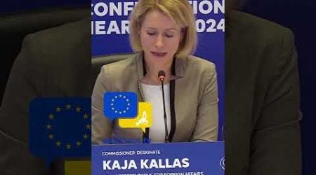 Kaja Kallas the NEW High Representative of the Union for Foreign Affairs and Security Policy and VP