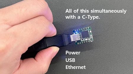 The smallest Ethernet module in the world. C-Type Ethernet