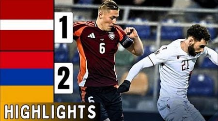 Latvia vs Armenia (1-2) All Goals and Highlights 2024 || Latvia vs Armenia highlights full match