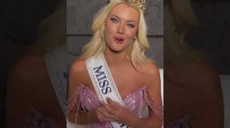 Congratulations Miss Universe 2024-Denmark Victoria Kjaer. Credits: Miss Universe Org.