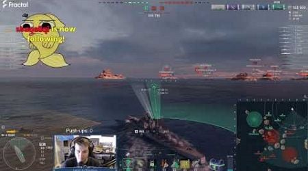 I made myself THE TARGET in a light cruiser - World of Warships