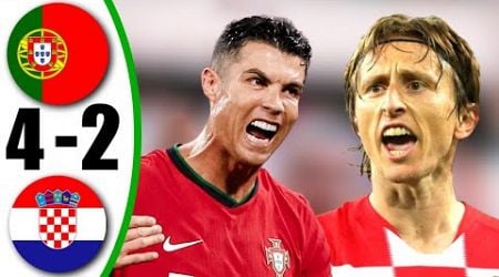 portugal vs Croatia 4-2 - All Goals &amp; Highlights - 2024