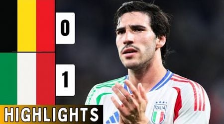 Belgium Vs Italy 0-1 | EXTENDED HIGHLIGHTS | UEFA Nations League | Sandro Tonali