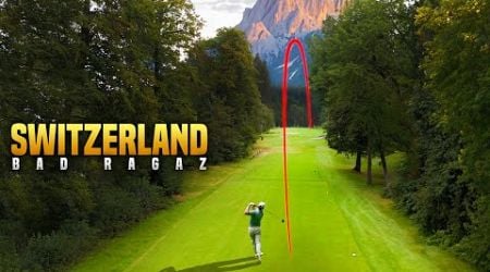 This is the NARROWEST course we played in Switzerland