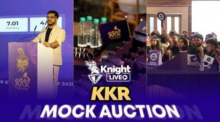 KKR Mock Auction: Fans Build Their Ultimate KKR Team | #KnightLIVE | TATA IPL 2025