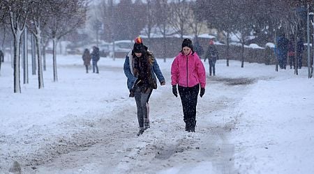 Exact time each county will be hit by snow as Arctic blast travels across Ireland