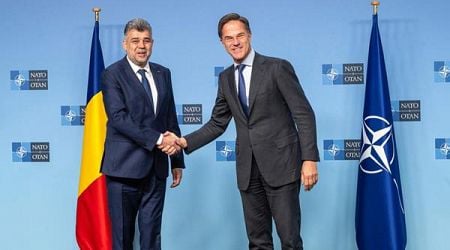 Rutte-Ciolacu meeting in Brussels. Romanian PM Urges NATO to Boost Eastern Flank and Black Sea Presence