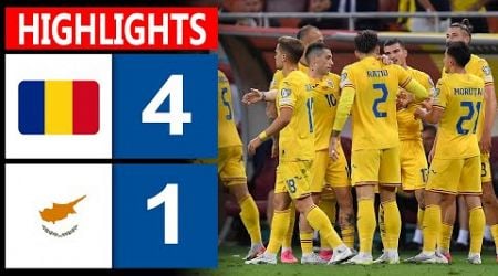 HIGHLIGHT (4-1) | Romania vs Cyprus | Uefa Nations League Highlights