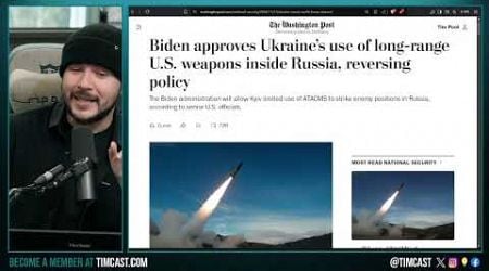 Biden Approves US Missile Strikes INTO RUSSIA By Ukraine, Sweden Warns WW3, Putin Says WORLD WAR