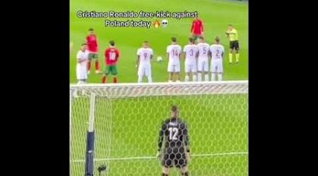 Cristiano Ronaldo Freekick miss vs Poland vs Portugal(1-5) #cristianoronaldo Uefa Nations League