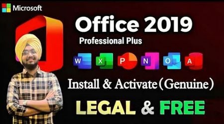 How to Download and Install Microsoft Office 2019 for Free windows 10| Watch How I Activated