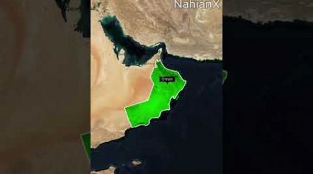 Why Oman is so rich and Yemen is so poor? #geography #map #knowledge