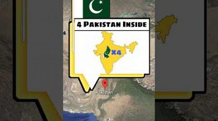 Different Countries that can Fit Inside India Map #shorts