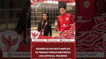 KEVIN DIKS PAMITAN KE PEMAIN TIMNAS PULANG DENMARK USAI SESI MAKAN BERSAMA DI HOTEL