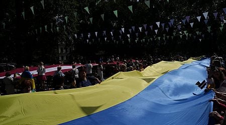 Moment of silence for Ukraine on Tuesday morning in Latvia