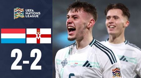 Luxembourg vs Northern Ireland | 2-2 | Highlights | Nations League | northern ireland v luxembourg