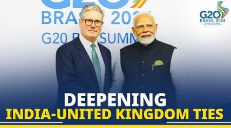 PM Modi holds bilateral meeting with PM Keir Starmer of United Kingdom