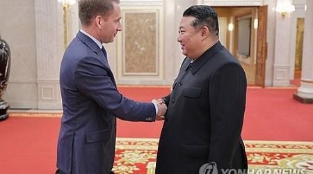 (LEAD) N. Korea's Kim urges extensive promotion of relations with Russia: KCNA