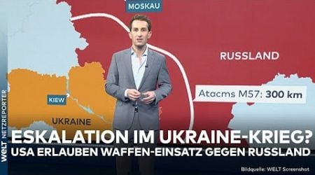 PUTINS KRIEG: Waffen-Freigabe der USA! Diese Ziele kann die Ukraine nun in Russland erreichen