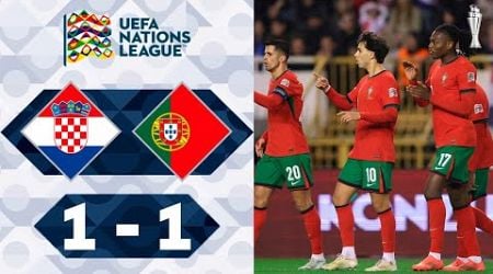 Croatia vs Portugal 1-1 Highlights Goals - Nations League 2024