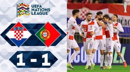 Croatia vs Portugal 1-1 Highlights Goals - Nations League 2024