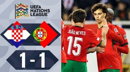 Croatia vs Portugal 1-1 Highlights Goals - Nations League 2024