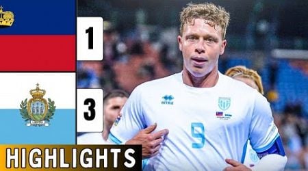 Liechtenstein vs San Marino 1-3 Highlights | Celebration | UEFA Nations League 2024/25