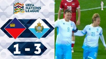 Liechtenstein vs San Marino 1-3 Extended Highlights | UEFA Nations League 2024