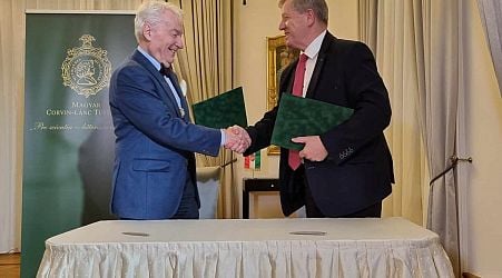 Cooperation Agreement Signed between the Hungarian Corvin Chain Association and the Friends of Hungary Foundation