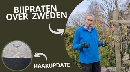 Bijpraten over Zweden. Het gaat wat langer duren. Op zolder. Haak update.