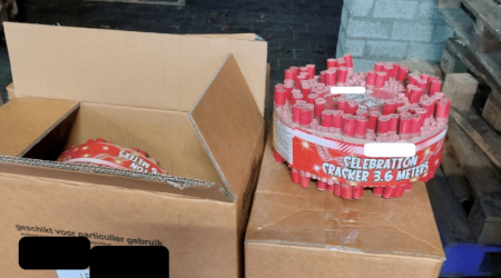 Massive 5,500 kg of fireworks found in warehouse in Zuid-Holland village; 3 arrested