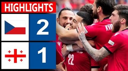 HIGHLIGHT (2-1) | Czech Republic vs Georgia | Uefa Nations League Highlight | Full Match