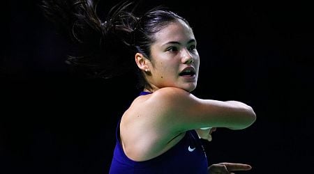 Emma Raducanu wins singles tie but Britain beaten in Billie Jean King Cup semi-final against Slovakia