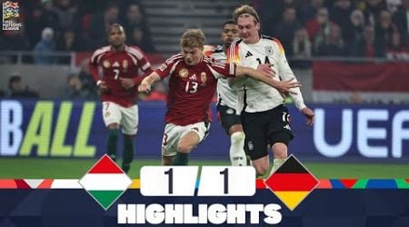 Ungarn Deutschland | 1:1 | Zusammenfassung | UEFA Nations League League 2024-25 | deutschland ungarn