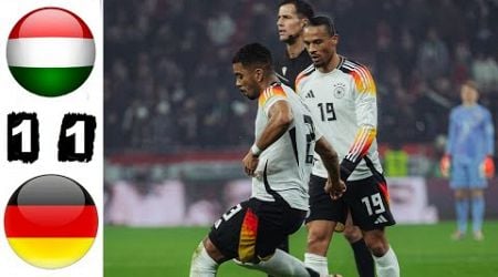 Ungarn - Deutschland 1-1 Highlights | UEFA Nations League - 2024/2025